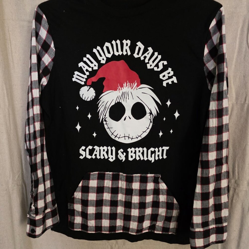 Jack Skellington Upcycled Shirt